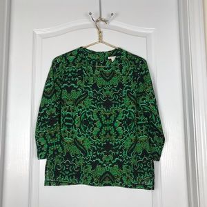 H&M Black & Green Top - size 4